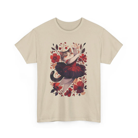 Ballet Cat Unisex Heavy Cotton Tee