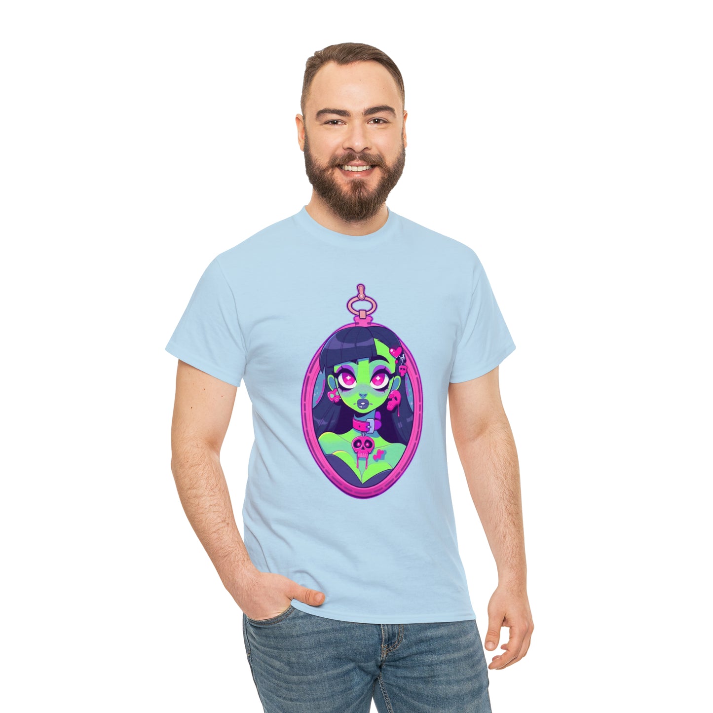 Zombie Locket Unisex Heavy Cotton Tee