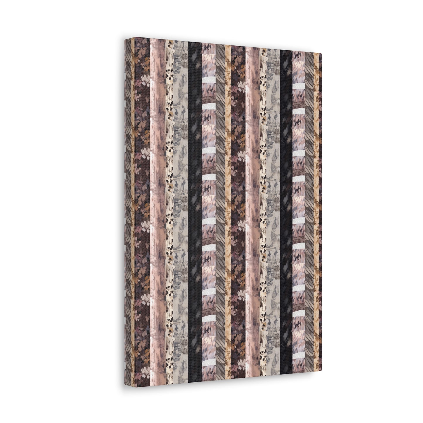 Textured Stripes Canvas Gallery Wrap