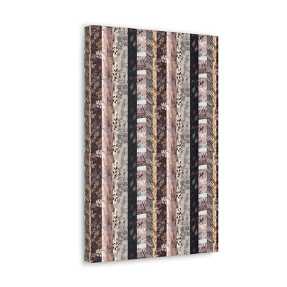 Textured Stripes Canvas Gallery Wrap