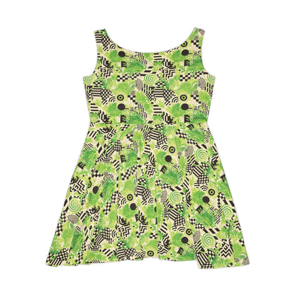 Hedge Maze Women's Skater Dress (AOP)