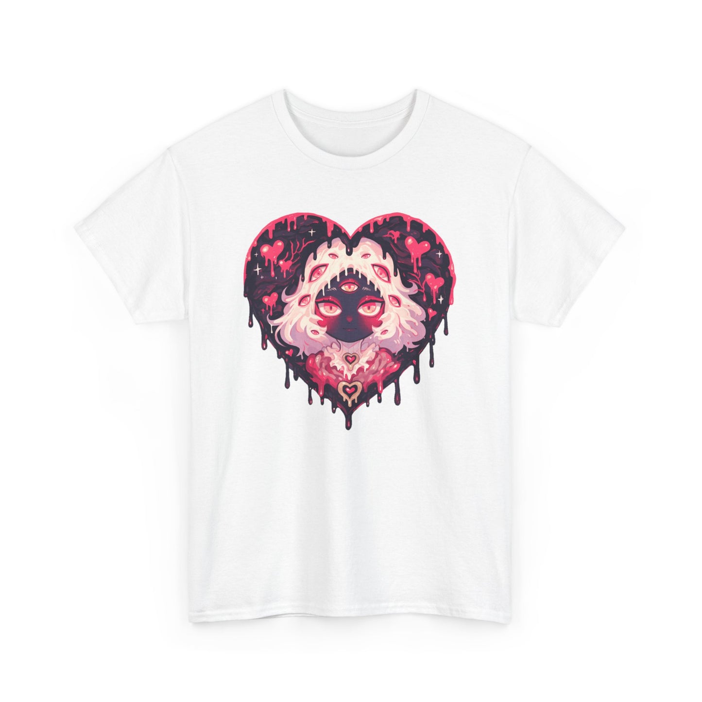 Melty Heart Unisex Heavy Cotton Tee