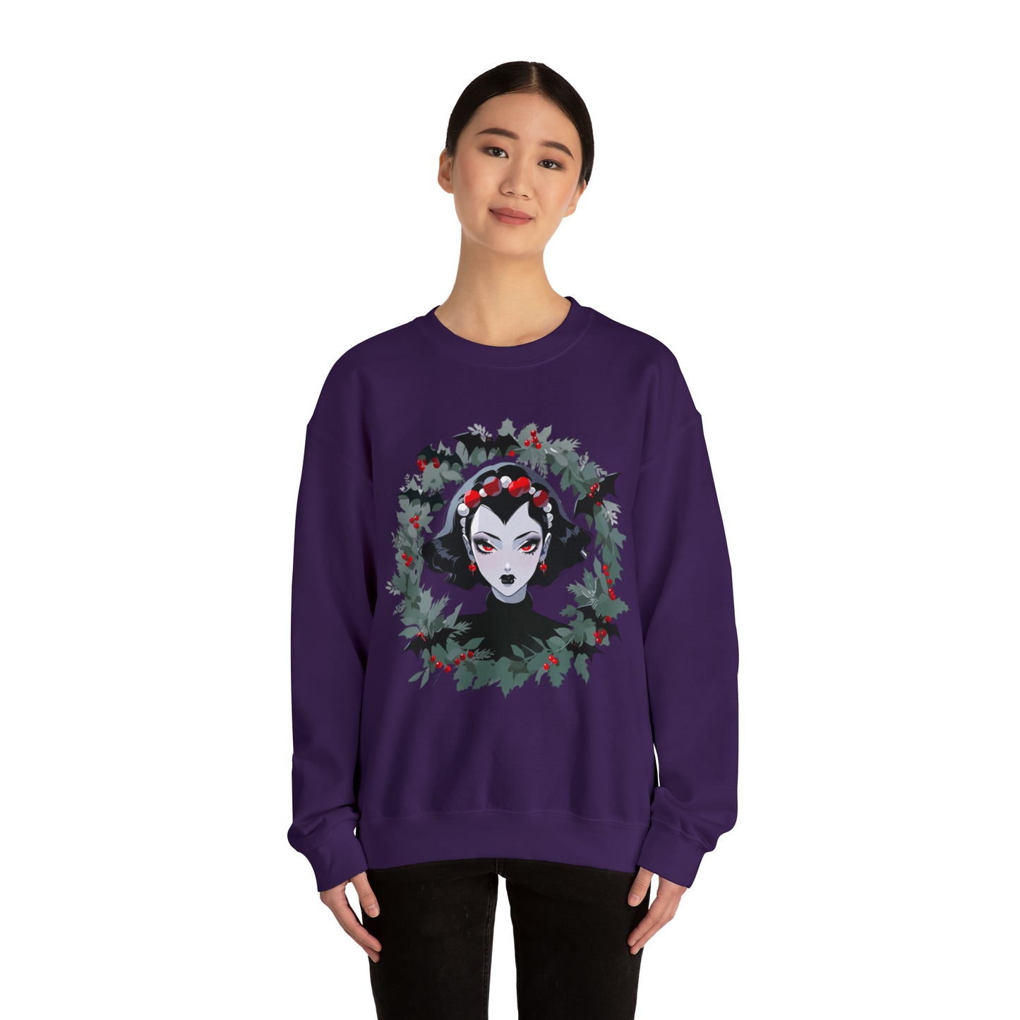 Vampire Wreath Unisex Heavy Blend™ Crewneck Sweatshirt