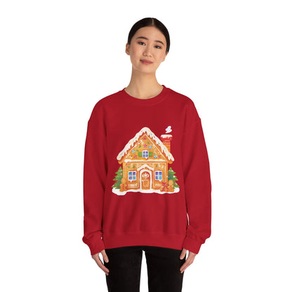 Gingerbread House Unisex Heavy Blend™ Crewneck Sweatshirt