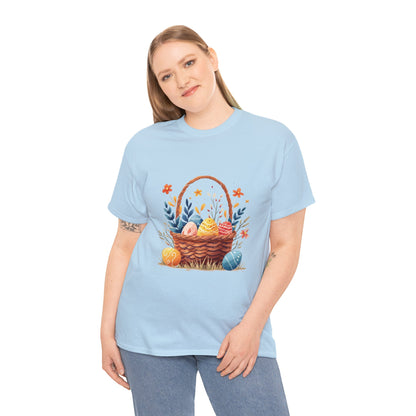 Easter Basket Unisex Heavy Cotton Tee
