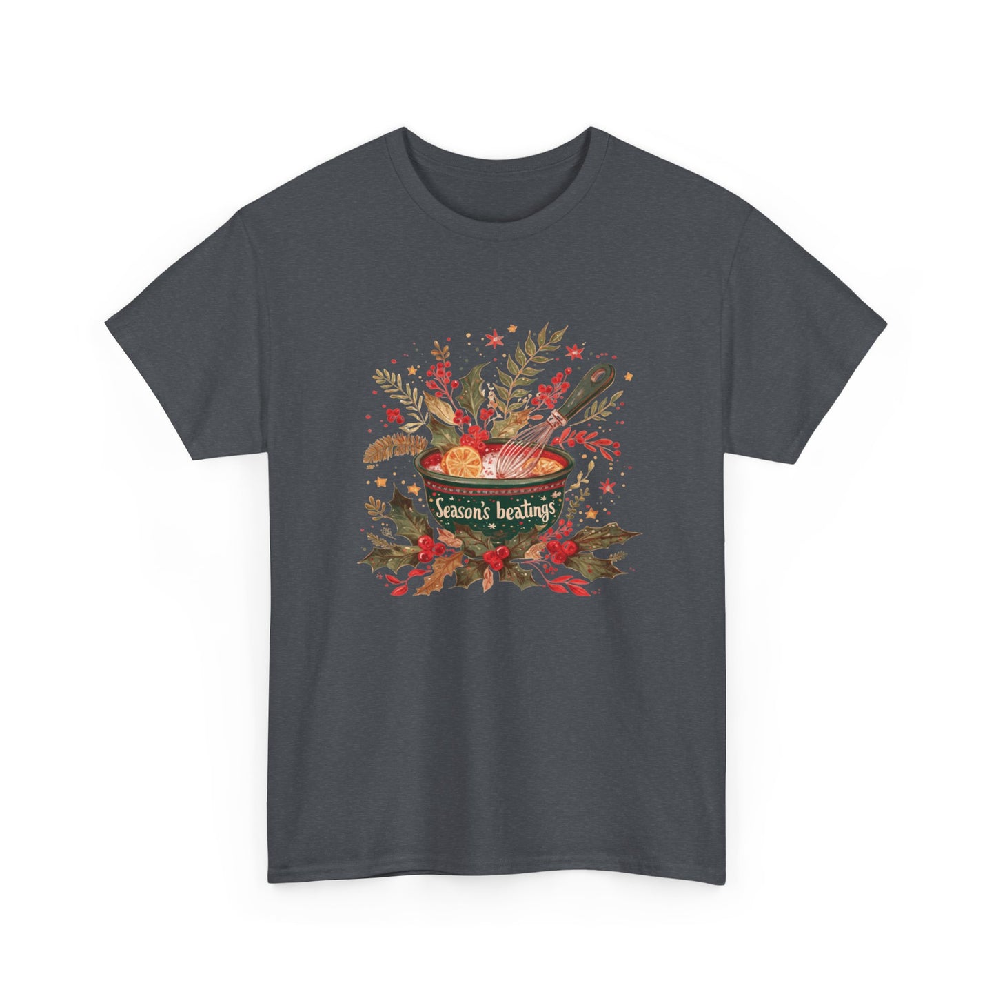 Season's Beatings (Baking) Unisex Heavy Cotton Tee