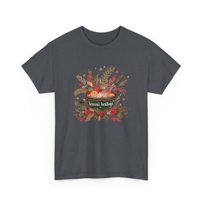 Season's Beatings (Baking) Unisex Heavy Cotton Tee