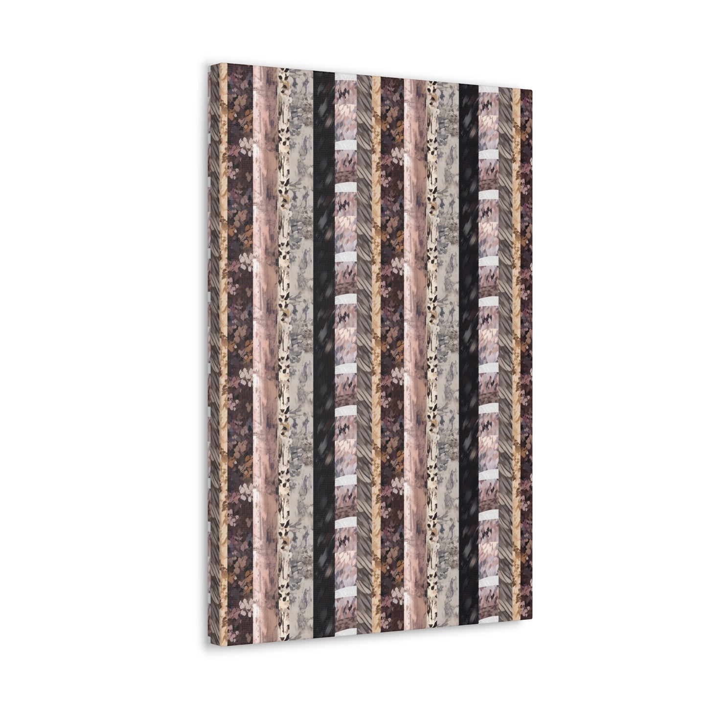 Textured Stripes Canvas Gallery Wrap