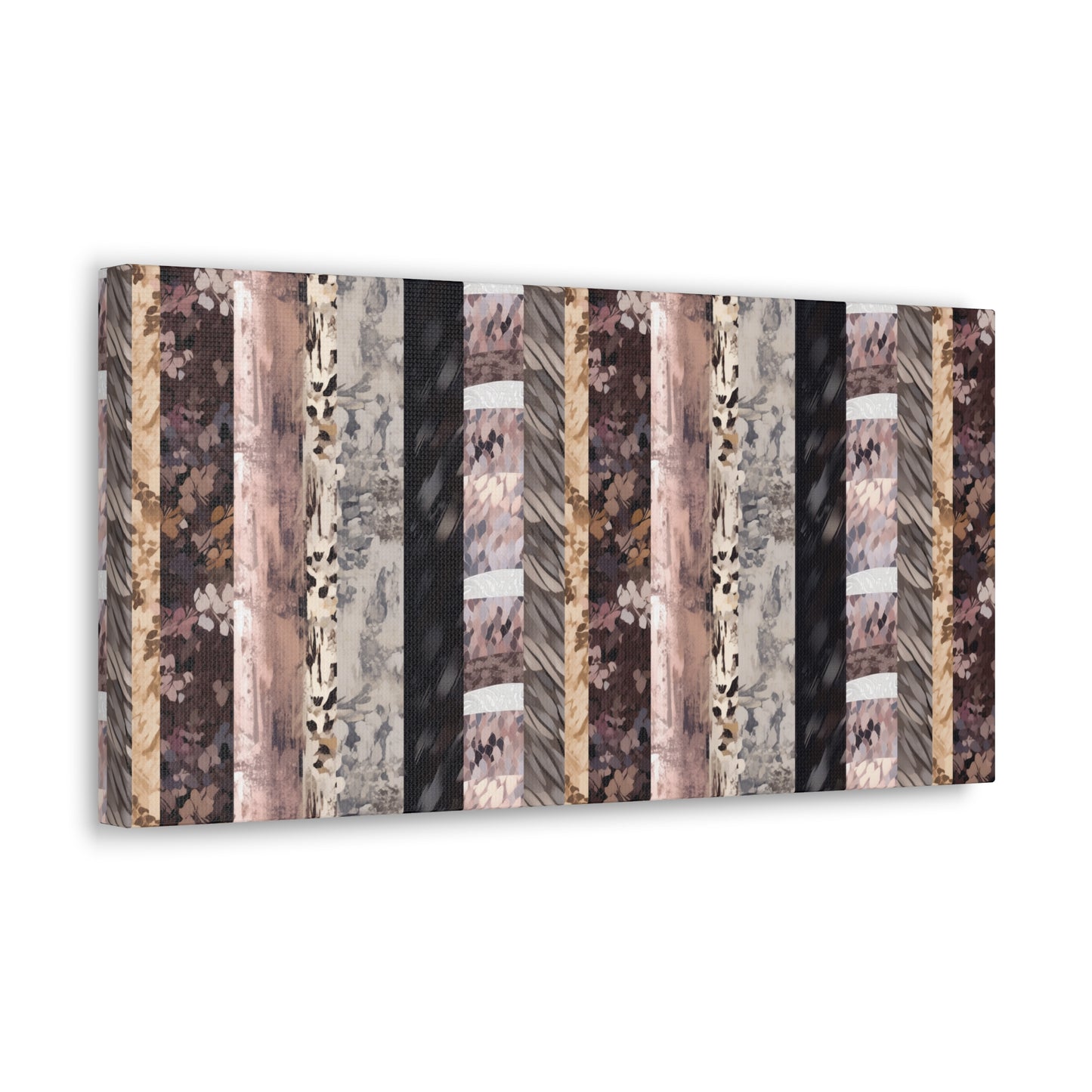 Textured Stripes Canvas Gallery Wrap