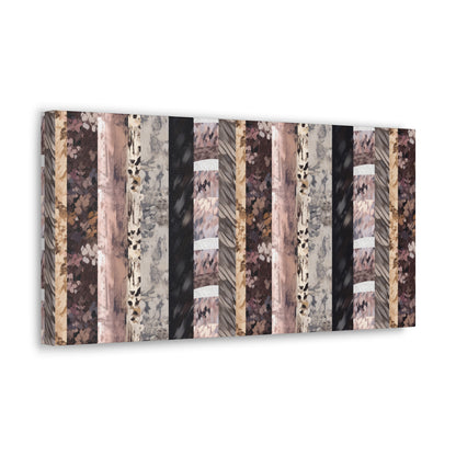 Textured Stripes Canvas Gallery Wrap
