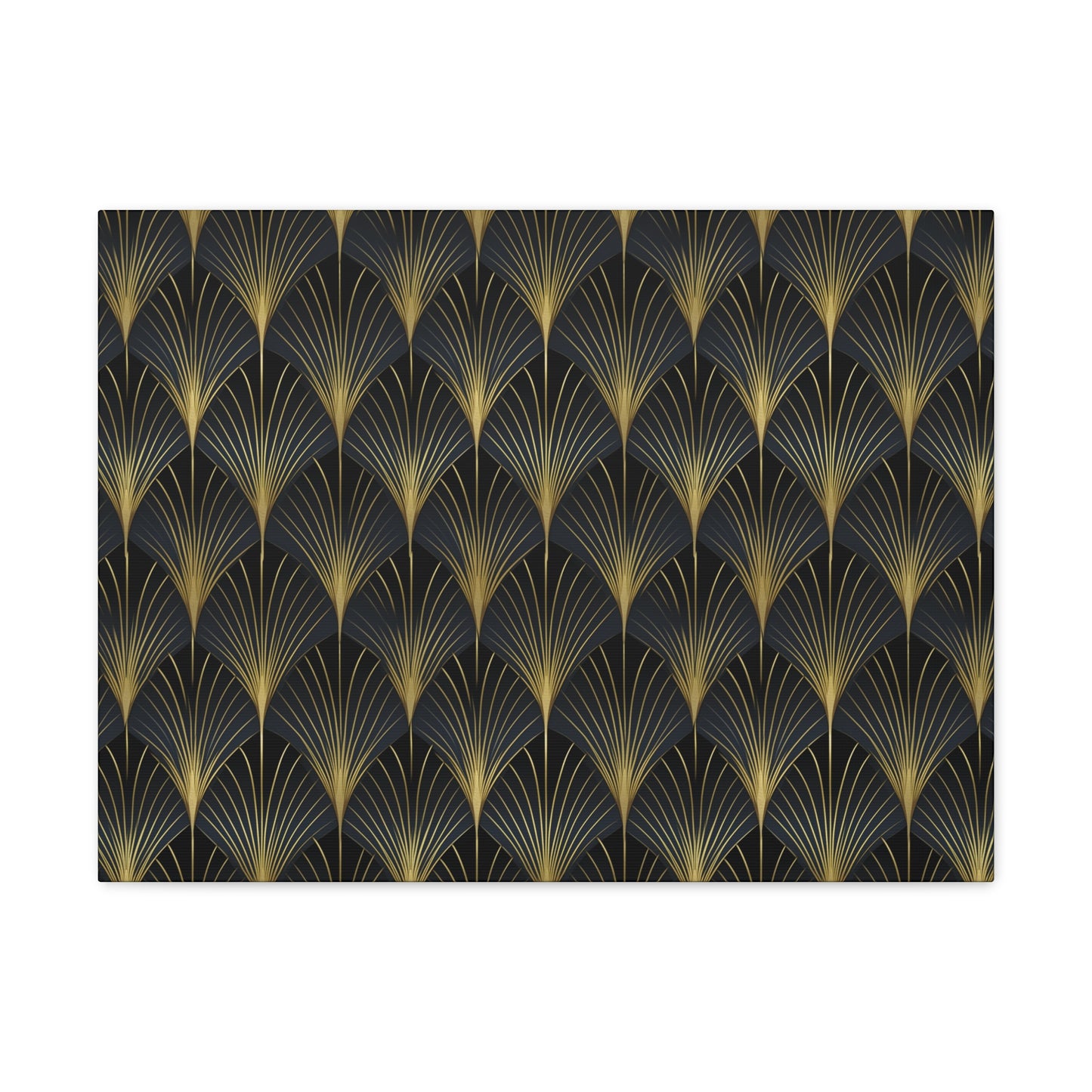 Art Deco Fans Canvas Gallery Wrap