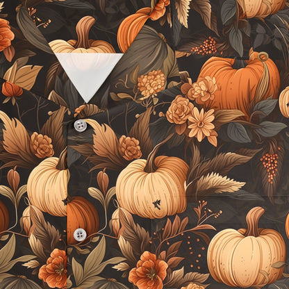 Pumpkin Harvest Men's Hawaiian Shirt (AOP)