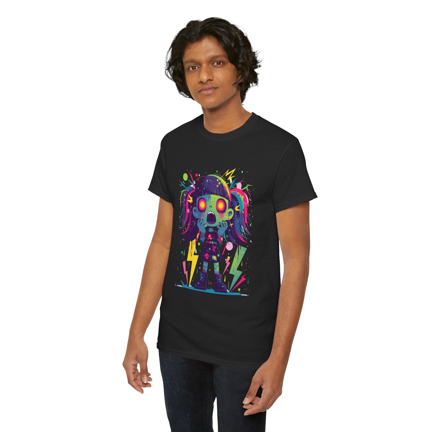 Electrified Zombie Unisex Heavy Cotton Tee