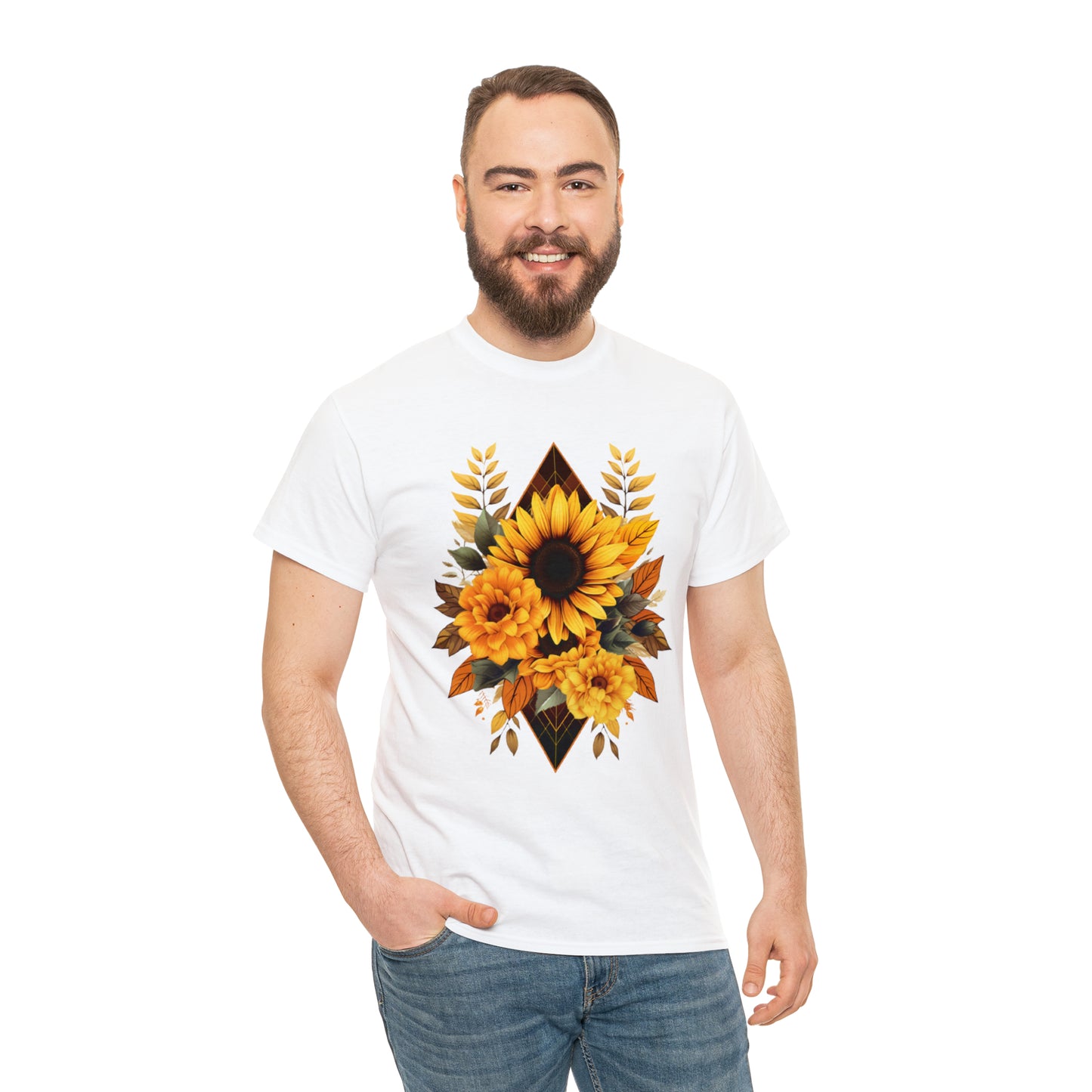 Sunflowers Unisex Heavy Cotton Tee