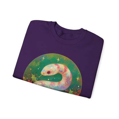 Candy Stripe Snake Unisex Heavy Blend™ Crewneck Sweatshirt