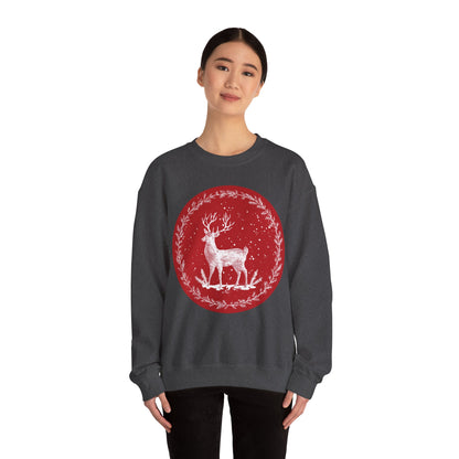 Rustic Deer Unisex Heavy Blend™ Crewneck Sweatshirt
