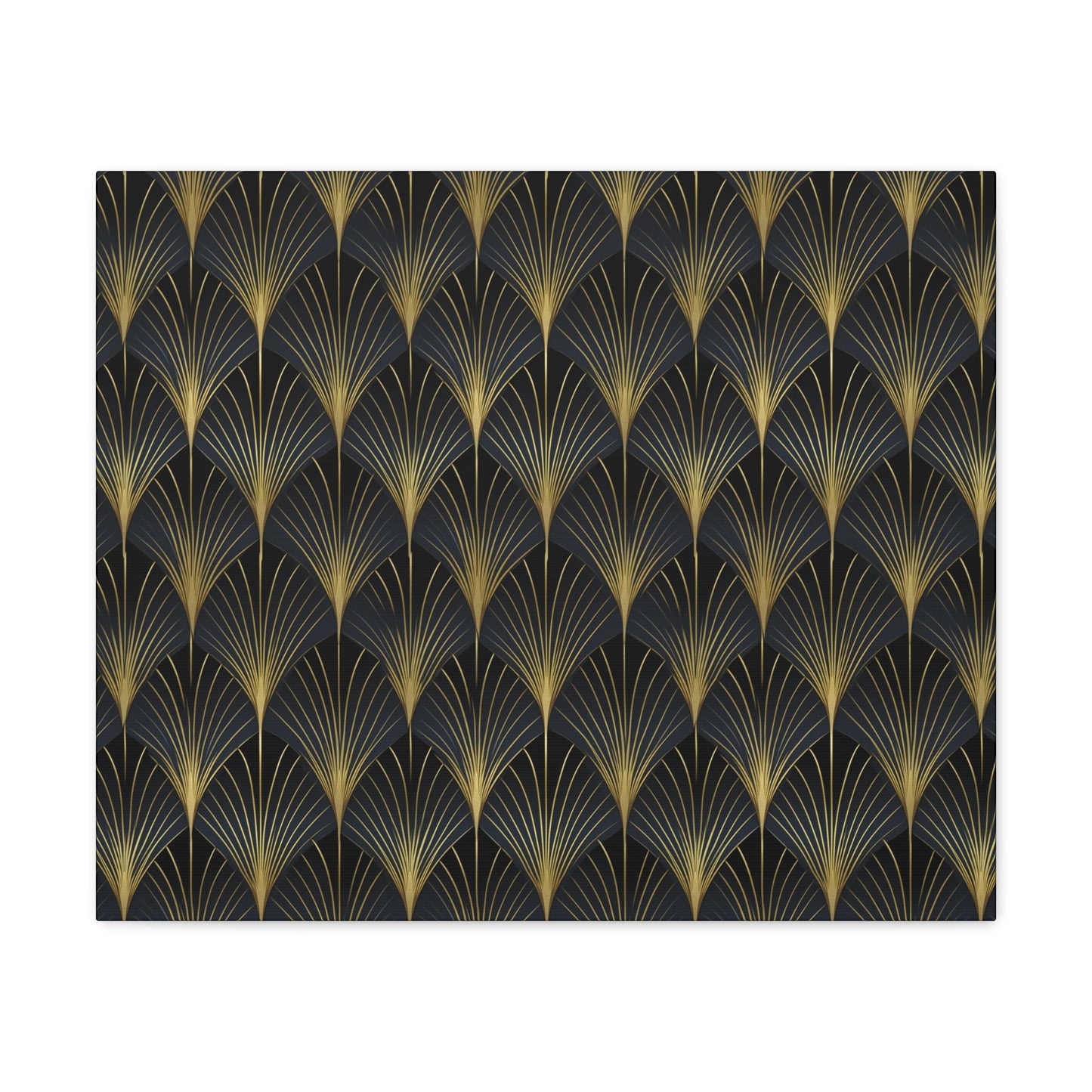 Art Deco Fans Canvas Gallery Wrap