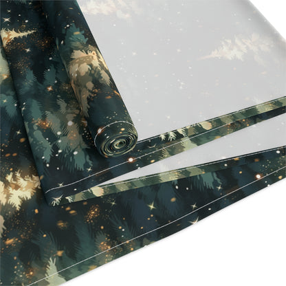 Twinkling Trees Table Runner (Cotton, Poly)
