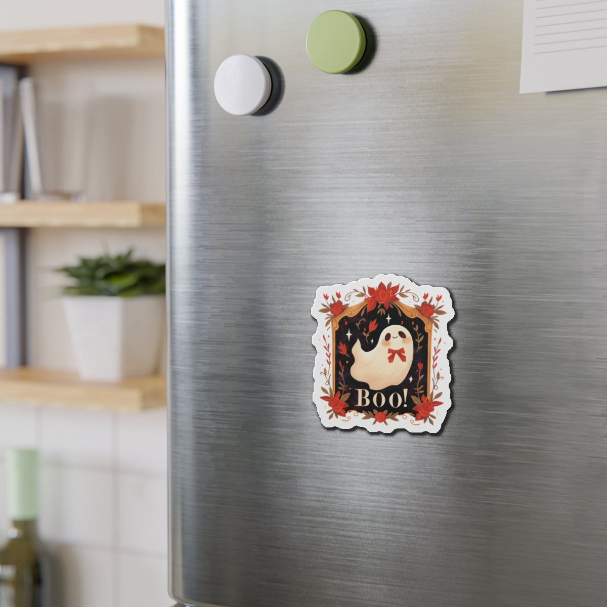 Boo! Die-Cut Magnets