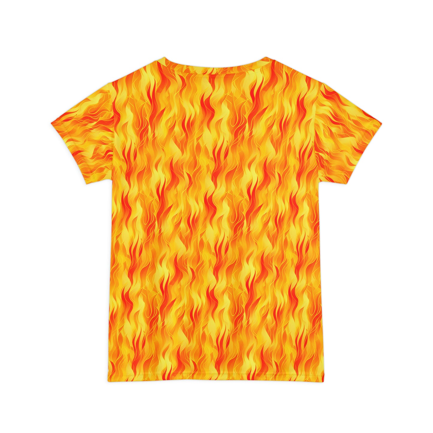 Bring the Heat Women's Short Sleeve Shirt (AOP)