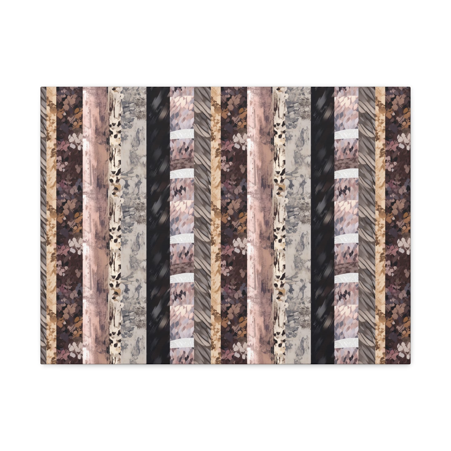 Textured Stripes Canvas Gallery Wrap
