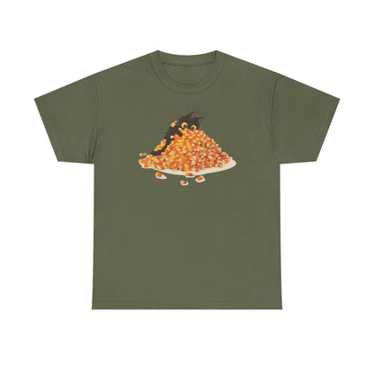 Candy Corn Cat Unisex Heavy Cotton Tee