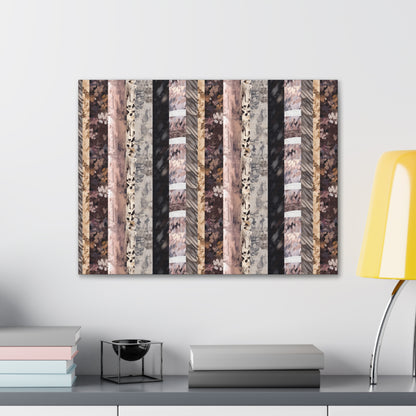 Textured Stripes Canvas Gallery Wrap