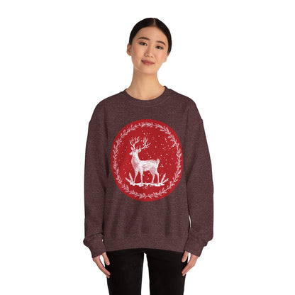 Rustic Deer Unisex Heavy Blend™ Crewneck Sweatshirt