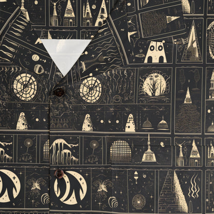 Cursed Sigils Men's Hawaiian Shirt (AOP)