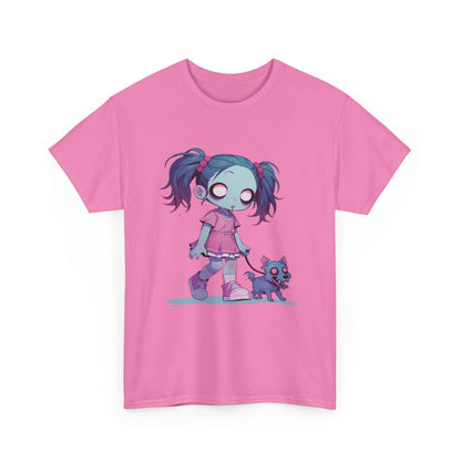 Zombie Dog Walker Unisex Heavy Cotton Tee