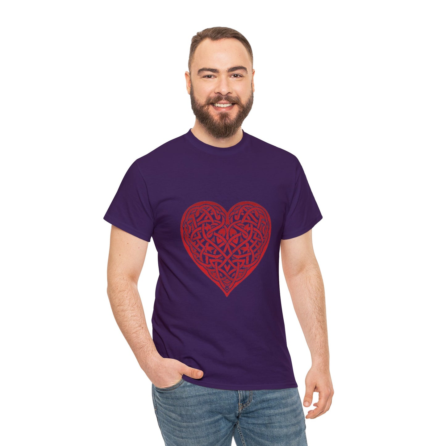 Celtic Heart Unisex Heavy Cotton Tee