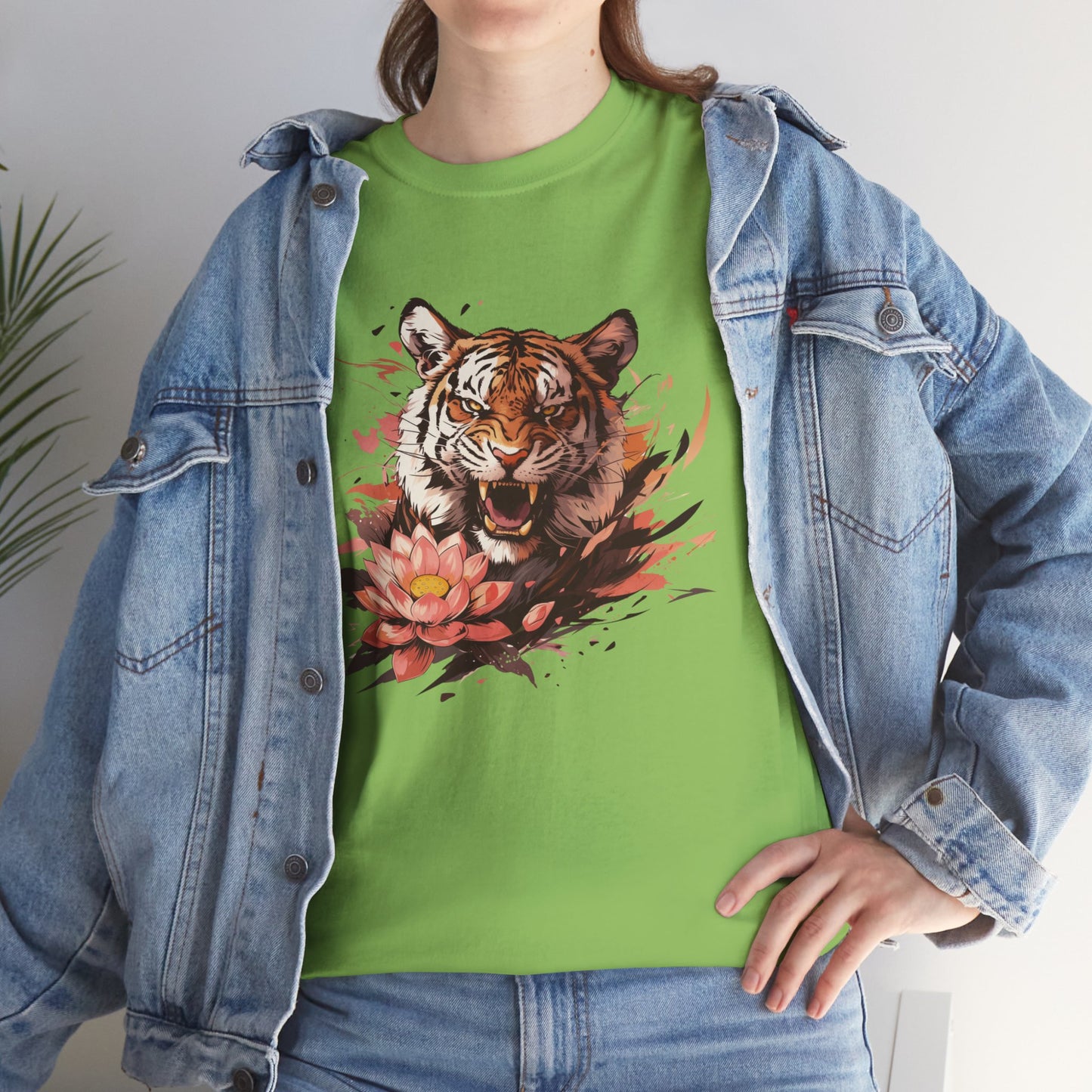 Lotus Tiger Unisex Heavy Cotton Tee