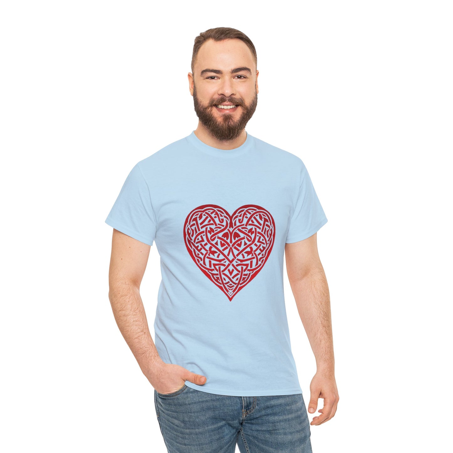 Celtic Heart Unisex Heavy Cotton Tee
