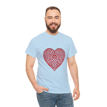 Celtic Heart Unisex Heavy Cotton Tee