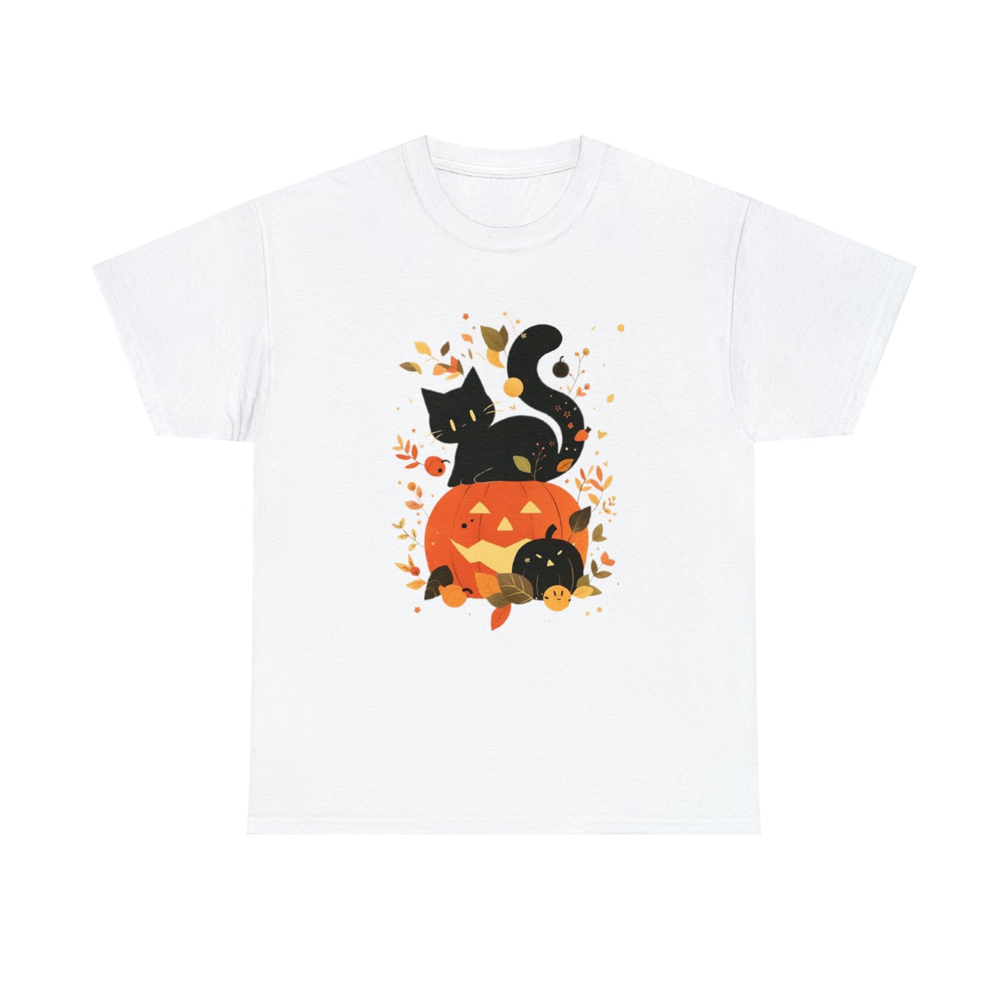 Spooky Kitty Unisex Heavy Cotton Tee