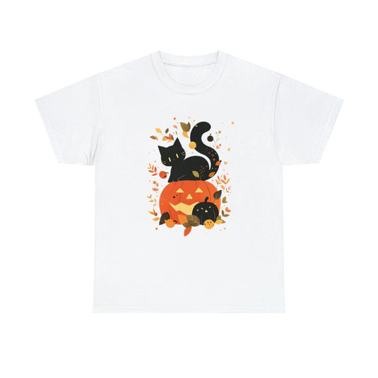 Spooky Kitty Unisex Heavy Cotton Tee