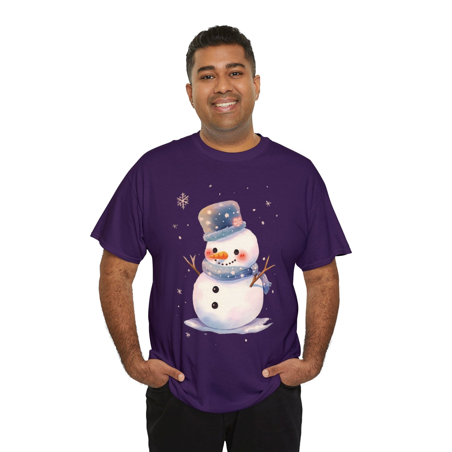 Snowman Unisex Heavy Cotton Tee