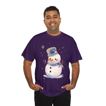 Snowman Unisex Heavy Cotton Tee