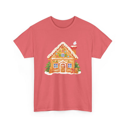 Gingerbread House Unisex Heavy Cotton Tee