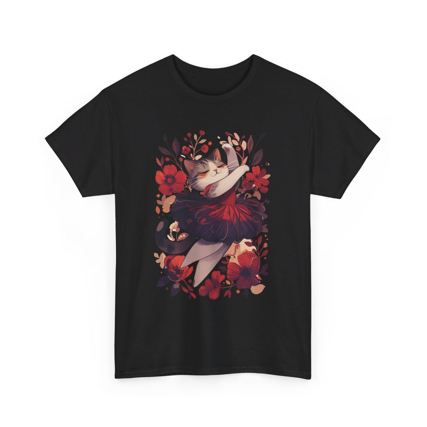 Ballet Cat Unisex Heavy Cotton Tee