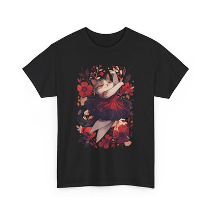 Ballet Cat Unisex Heavy Cotton Tee