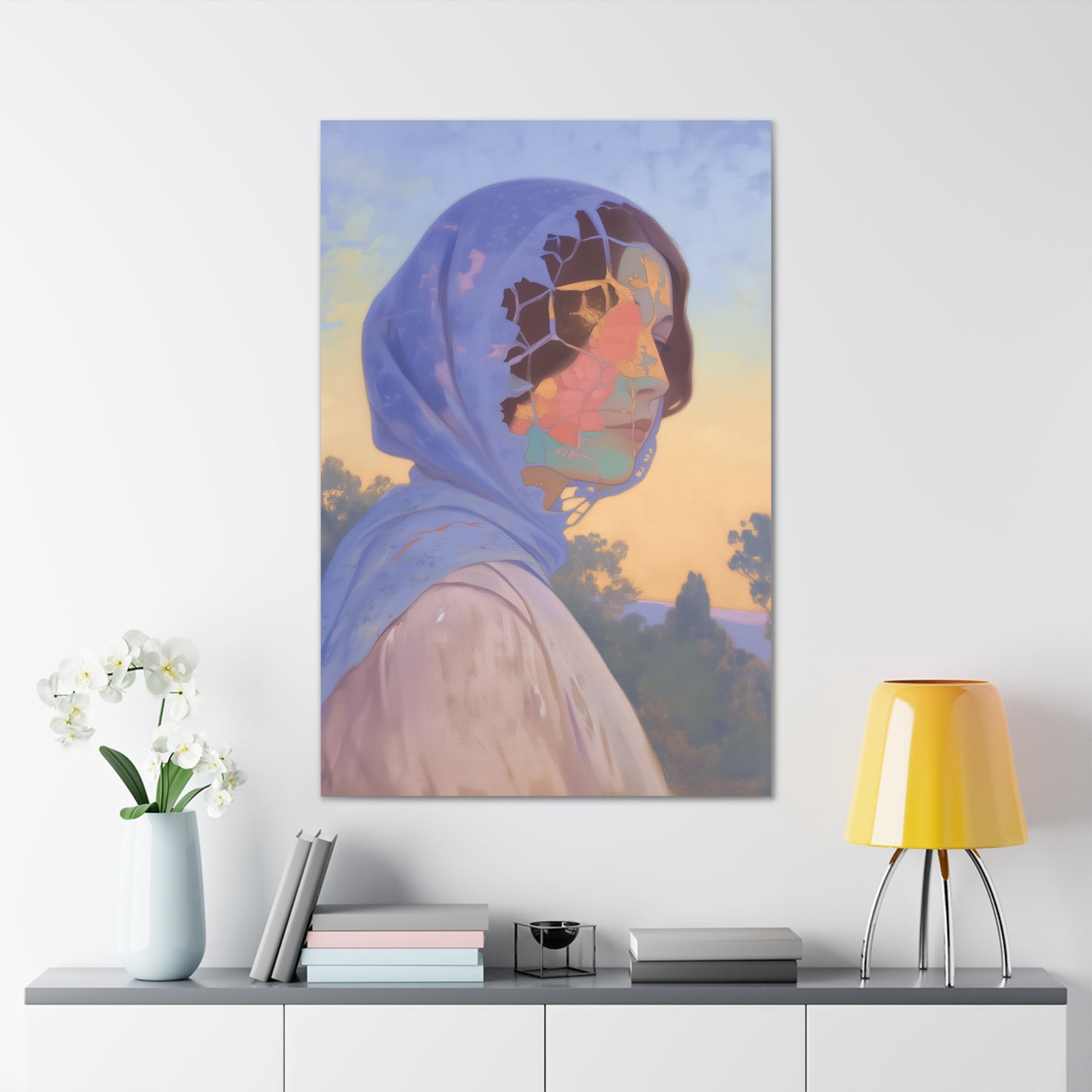 Enigmatic Waif Canvas Gallery Wraps