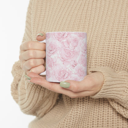 Romantic Roses Ceramic Mug 11oz