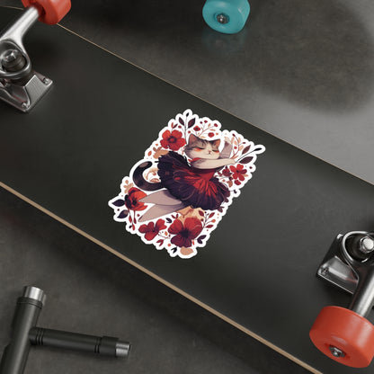 Ballet Cat Die-Cut Stickers