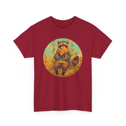 Cocoa Raccoon Unisex Heavy Cotton Tee