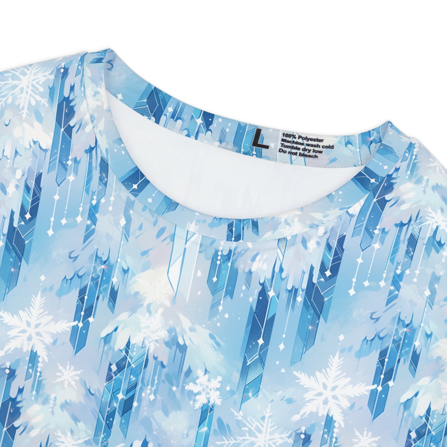 Icicles Women's Short Sleeve Shirt (AOP)