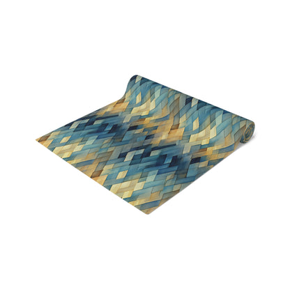 Basket Weave Table Runner (Cotton, Poly)