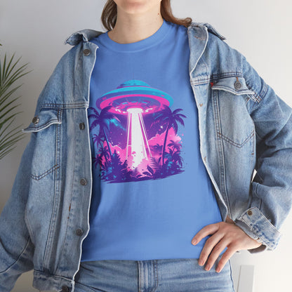 Tropical UFO Unisex Heavy Cotton Tee