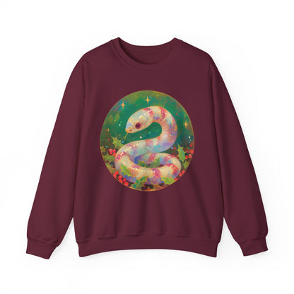 Candy Stripe Snake Unisex Heavy Blend™ Crewneck Sweatshirt