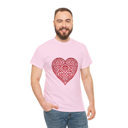 Celtic Heart Unisex Heavy Cotton Tee